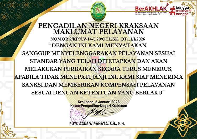 Maklumat Pelayanan